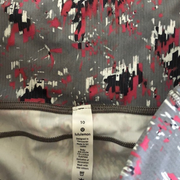 Lululemon fast & free tights, size 10 - Picture 4 of 4